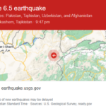 Earthquake today in Pakistan 2023