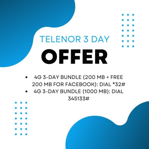 telenor 3 day offer 