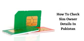 How To Check Sim Owner Details In Pakistan