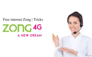 Free internet Zong